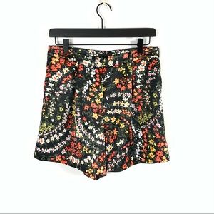 ATM Black Floral Shorts